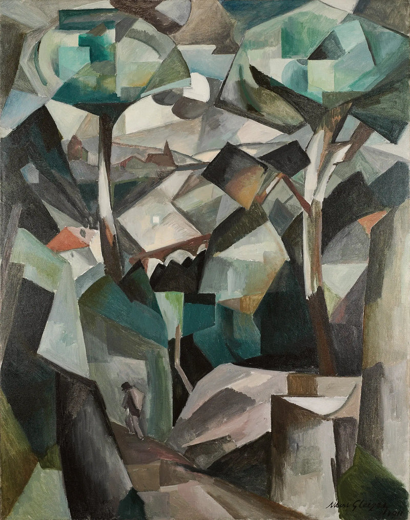 Le Chemin, Landskap ved Meudon - Albert Gleizes