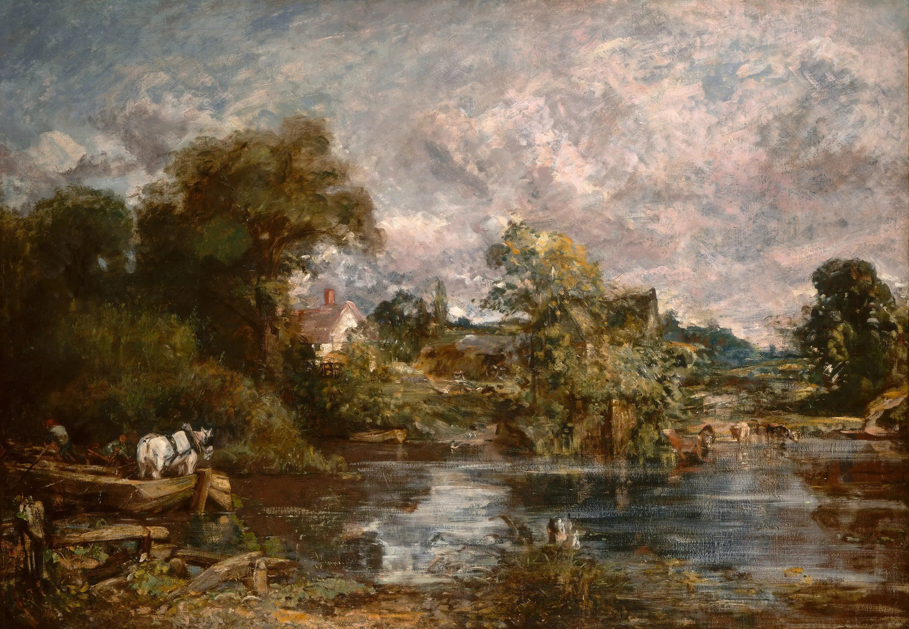 Le Cheval Blanc - John Constable - Alpha Reproduction