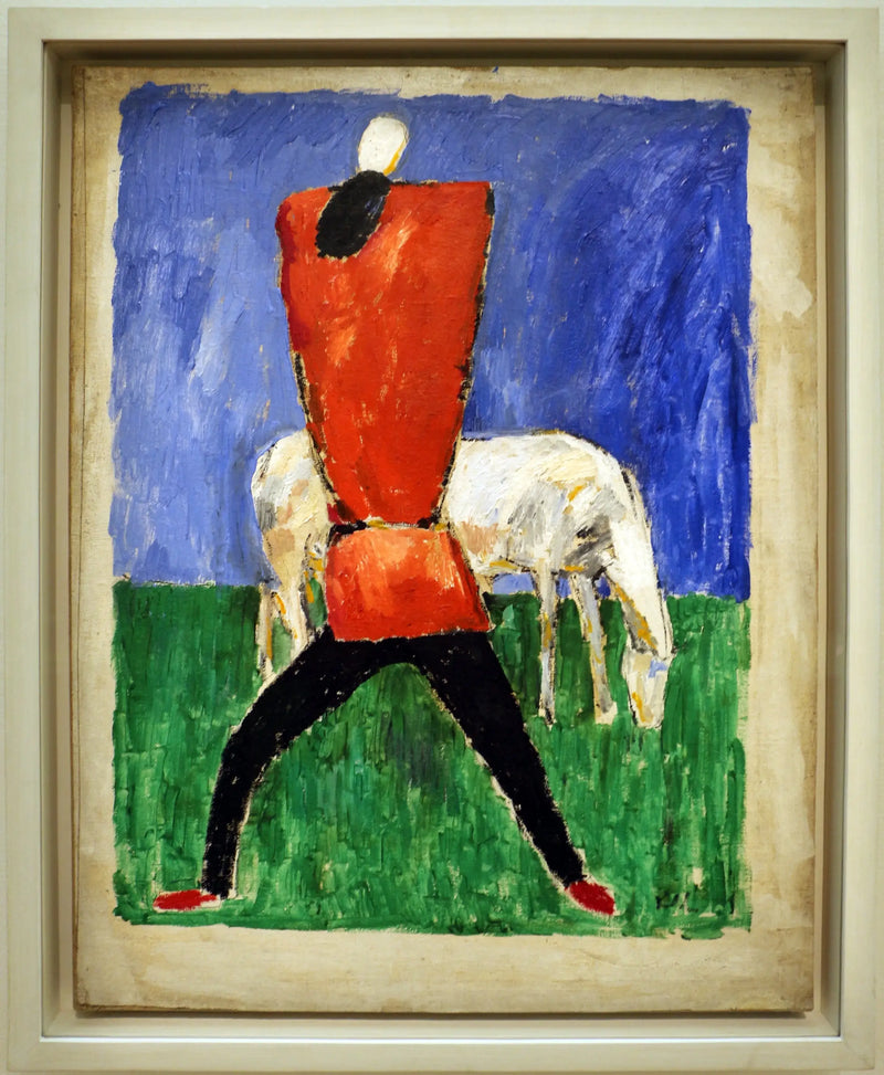 Den hvite hesten - Kazimir Malevich