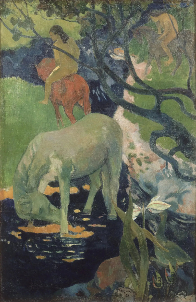 Den hvite hesten - Paul Gauguin