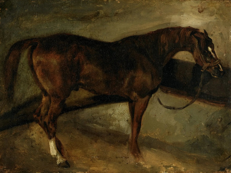 Den brune hesten - Théodore Géricault