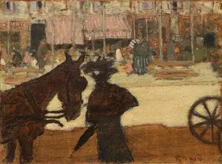 Fiakervognen - Pierre Bonnard