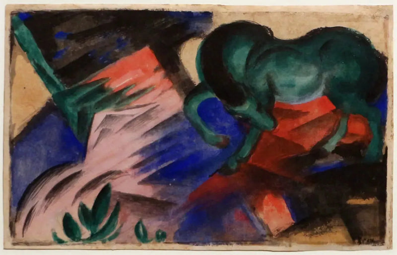 Den grønne hesten - Franz Marc