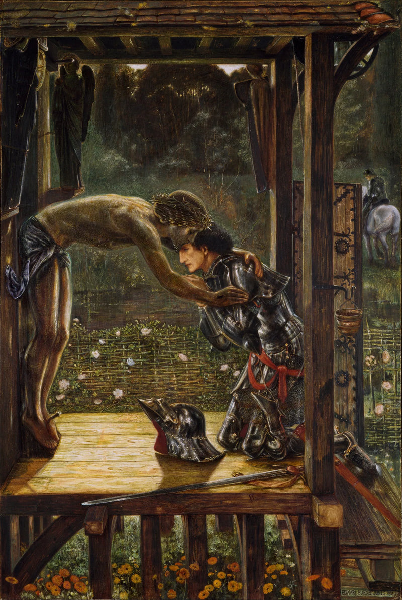 Den barmhjertige ridderen - Edward Burne-Jones
