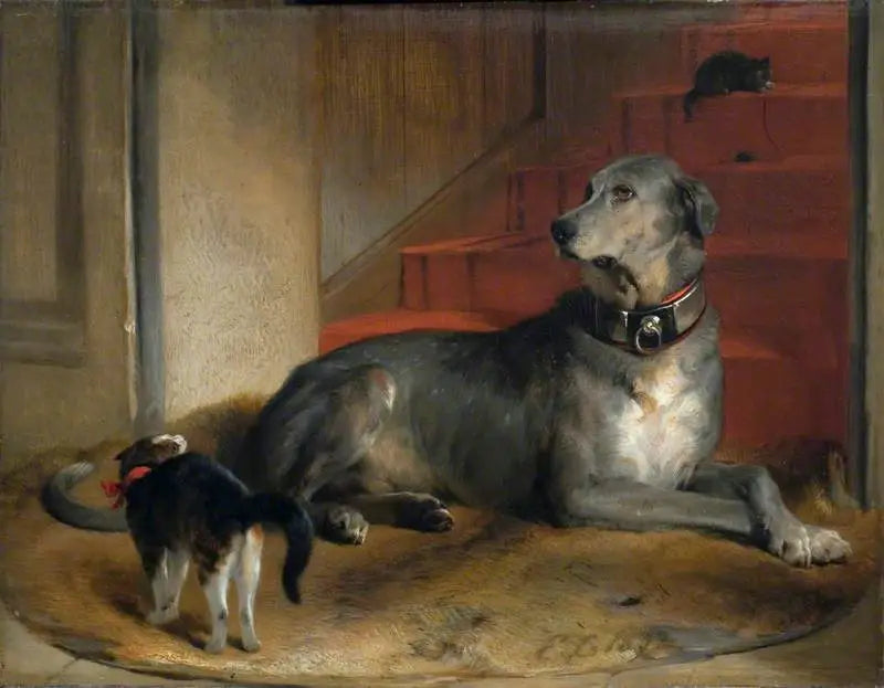 Lady Blessingtons hund: Barrieren - Edwin Henry Landseer

Source:
Le chien de Lady Blessington : La barrière - Edwin Henry Landseer