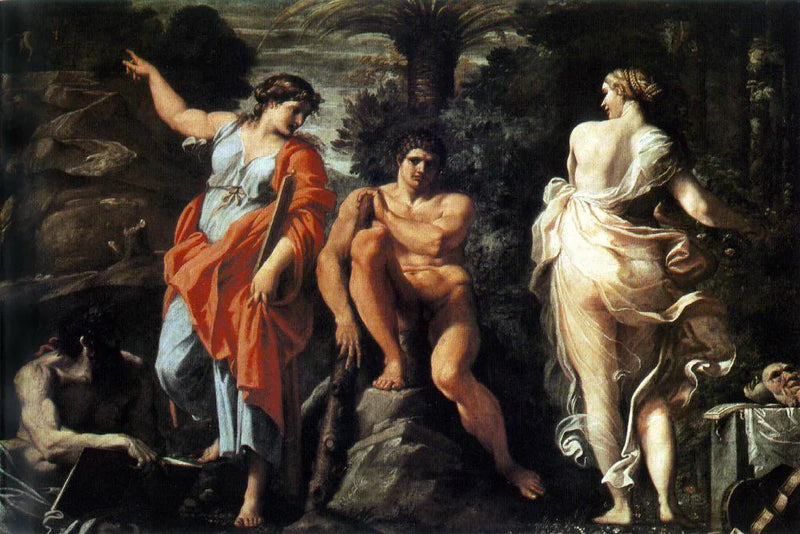 Herkules' valg - Annibale Carracci