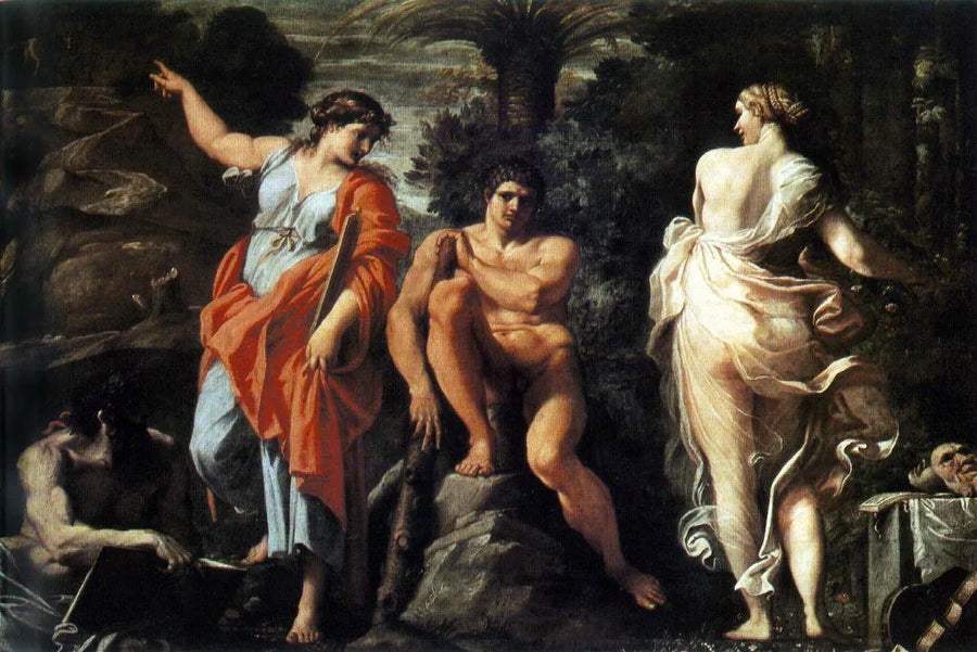 Herkules' valg - Annibale Carracci