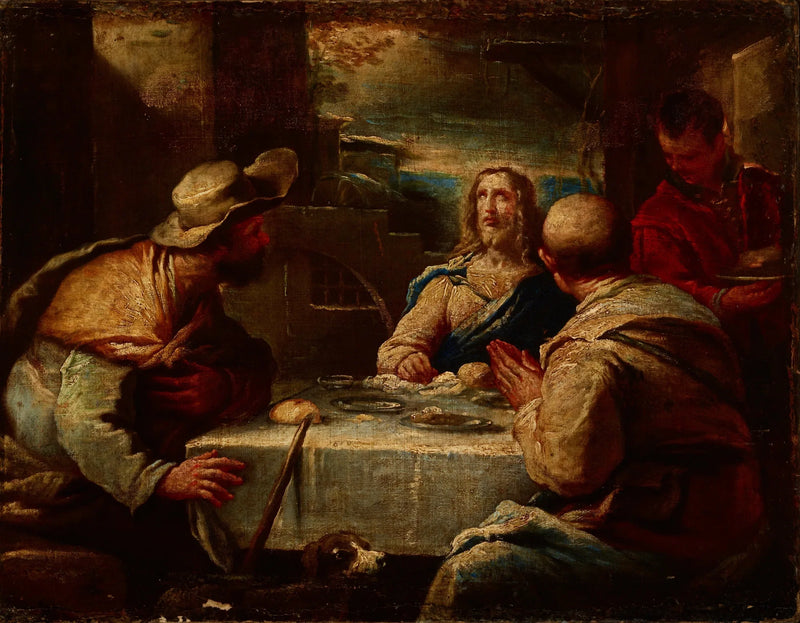 Kristus ved Emmaus - Luca Giordano