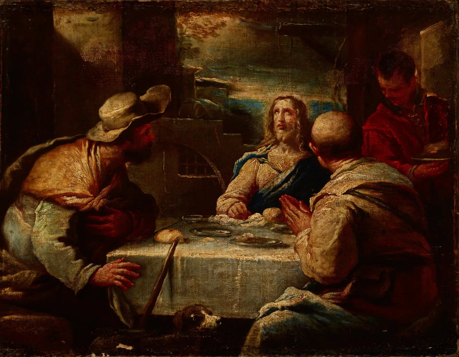 Kristus ved Emmaus - Luca Giordano