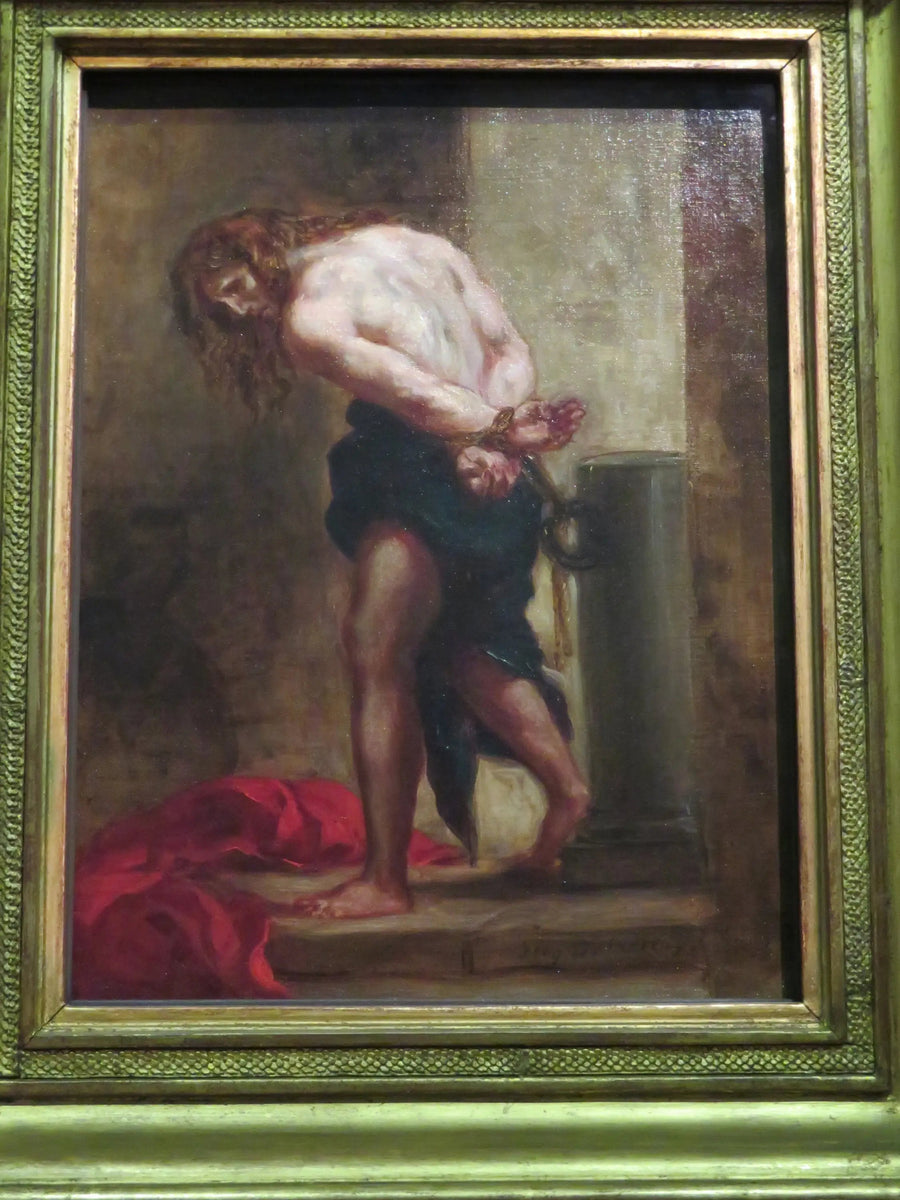 Kristus ved søylen - Eugène Delacroix