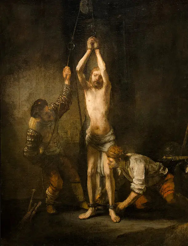 Kristus ved søylen - Rembrandt