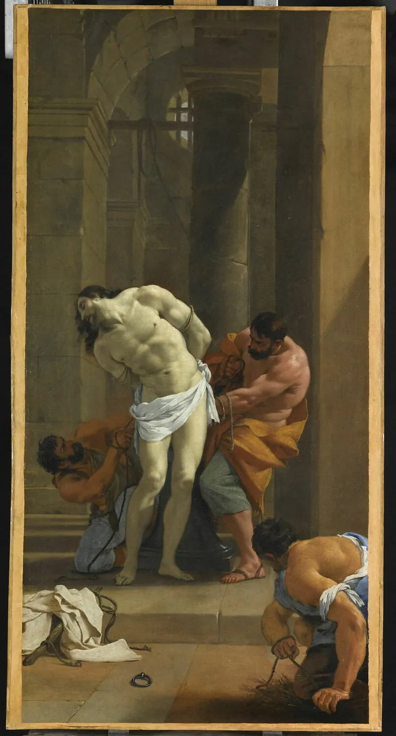 Kristus ved søylen - Simon Vouet