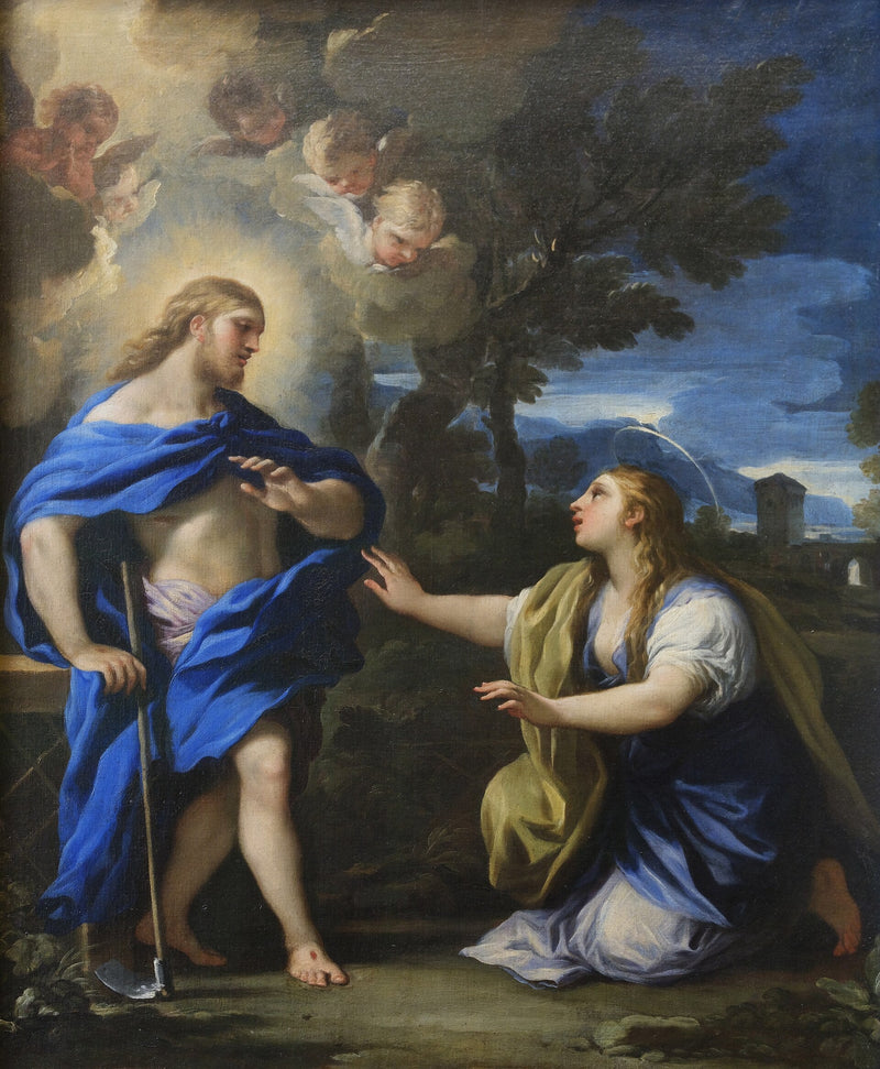 Kristus som åpenbarer seg for Magdalena - Luca Giordano