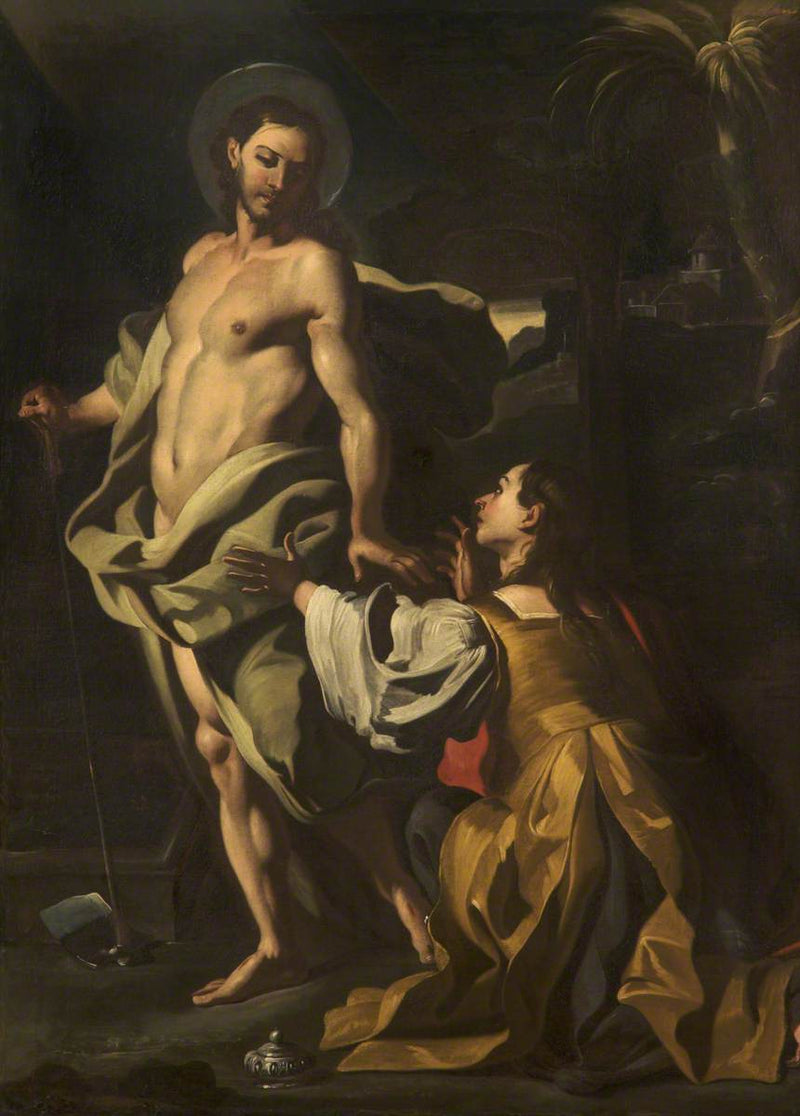 Kristus som åpenbarer seg for Maria Magdalena - Francesco Solimena