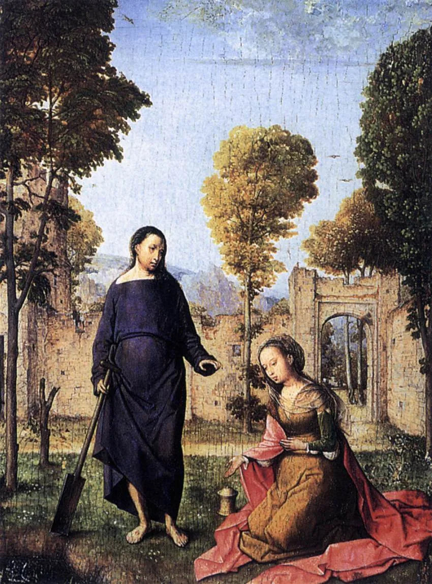 Kristus som åpenbarer seg for Maria Magdalena - Juan de Flandes