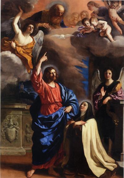 Kristus som åpenbarer seg for den hellige Thérèse - Guercino