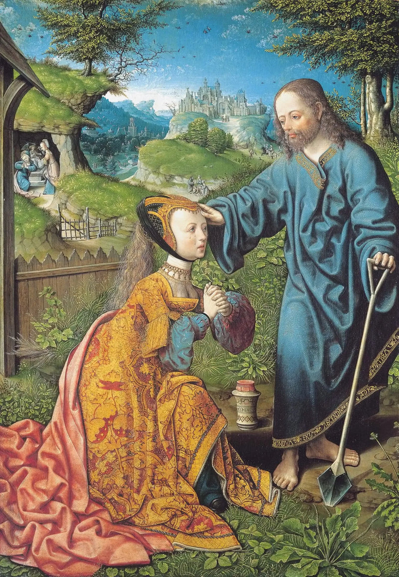 Kristus som viser seg som gartner for Maria Magdalena - Jacob Cornelisz van Oostsanen