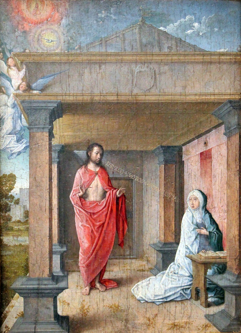 Kristus åpenbarer seg for Maria - Juan de Flandes