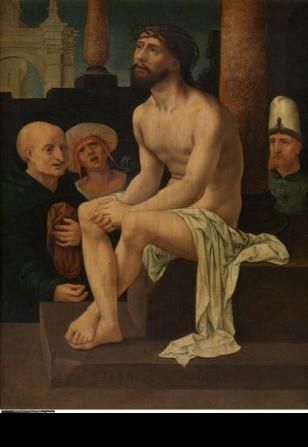 Kristus sittende på den kalde steinen - Jan Gossaert