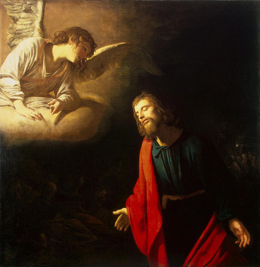 Kristus i Getsemane-hagen (Angsten i hagen) - Gerrit van Honthorst