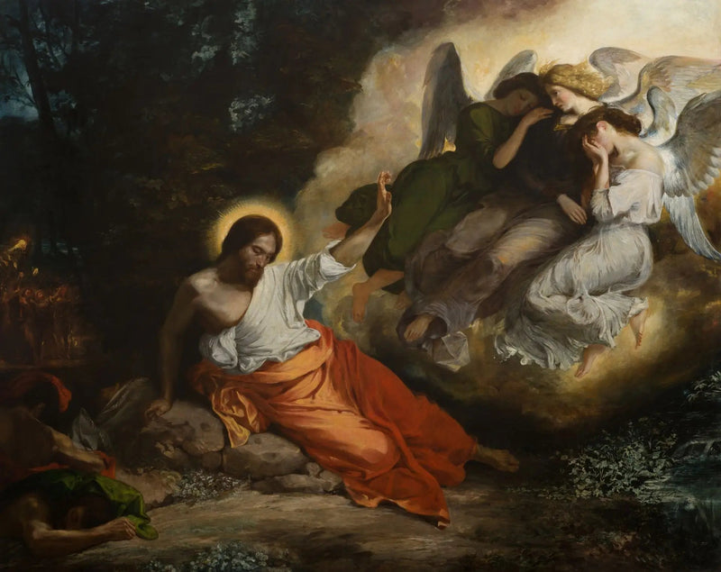 Kristus i Olivenlunden - Eugène Delacroix