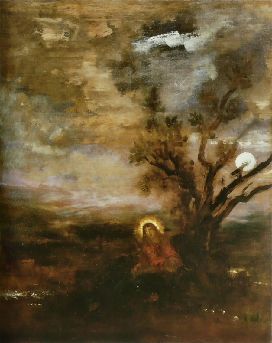 Kristus i Oljehagen - Gustave Moreau