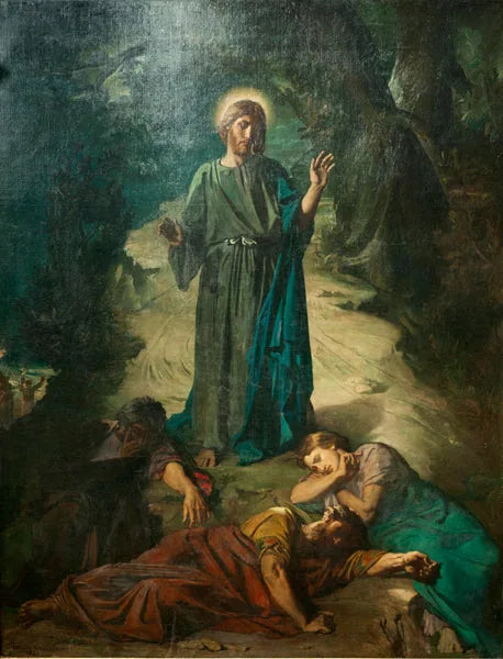 Kristus i Oljeberget-hagen - Théodore Chassériau
