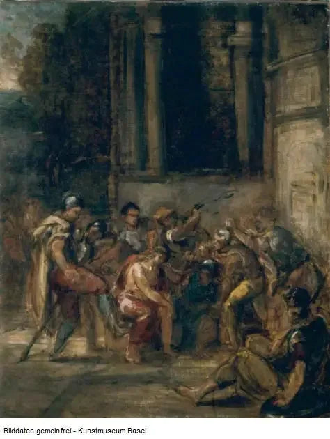 Kristus i pretoriet - Eugène Delacroix