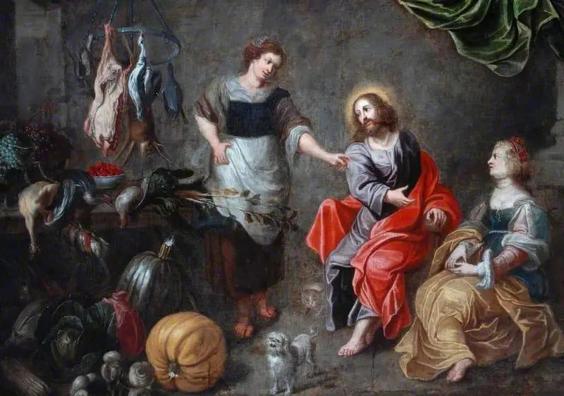 Kristus med Marta og Maria i Betania - Peter Paul Rubens
