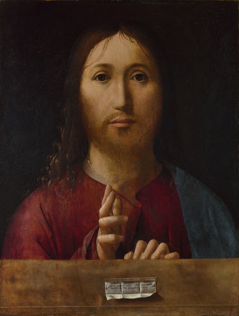 Velsignende Kristus - Antonello fra Messina