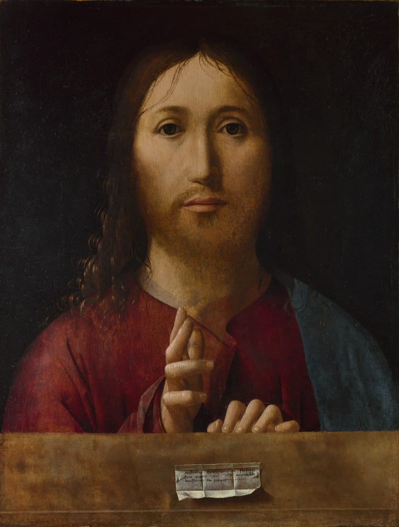 Velsignende Kristus - Antonello fra Messina