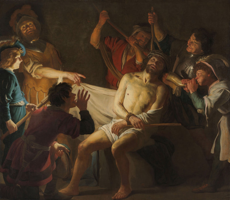 Kristus med krone av torner - Gerrit van Honthorst