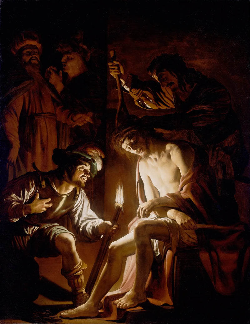 Kristus med krone av torner - Gerrit van Honthorst
