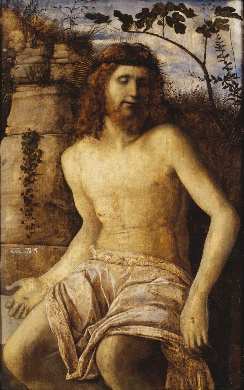 Kristus med krone av torner - Giovanni Bellini