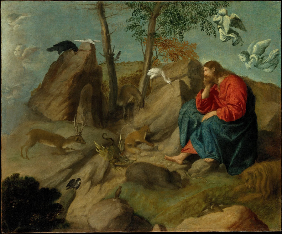 Kristus i ørkenen - Alessandro Bonvicino