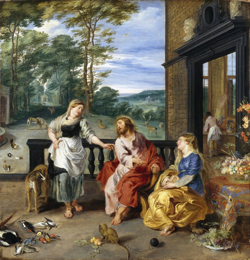 Kristus i huset til Marta og Maria - Peter Paul Rubens