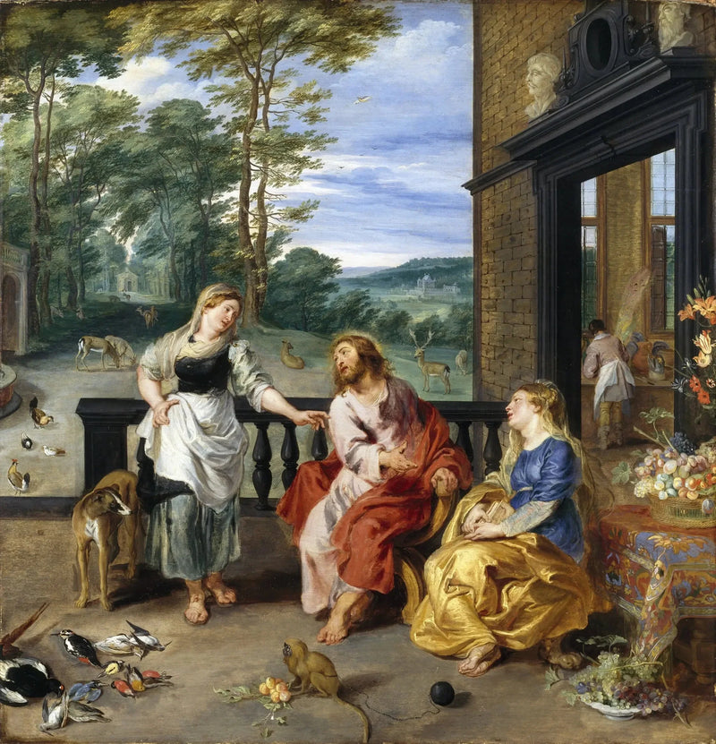 Kristus i huset til Marta og Maria - Peter Paul Rubens