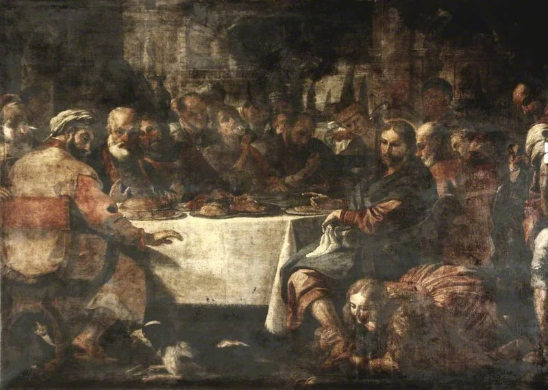 Kristus i Simon's hus - Mattia Preti