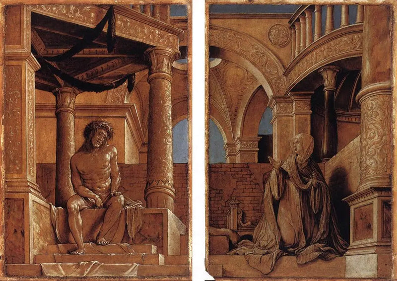 Kristus av smerte og den gråtende jomfru - Hans Holbein den yngre

Source:
Le Christ de douleur et la Vierge en pleurs - Hans Holbein le Jeune