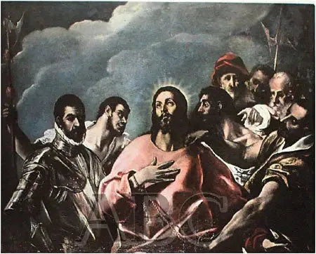 Kristus avkledd sine klær - El Greco