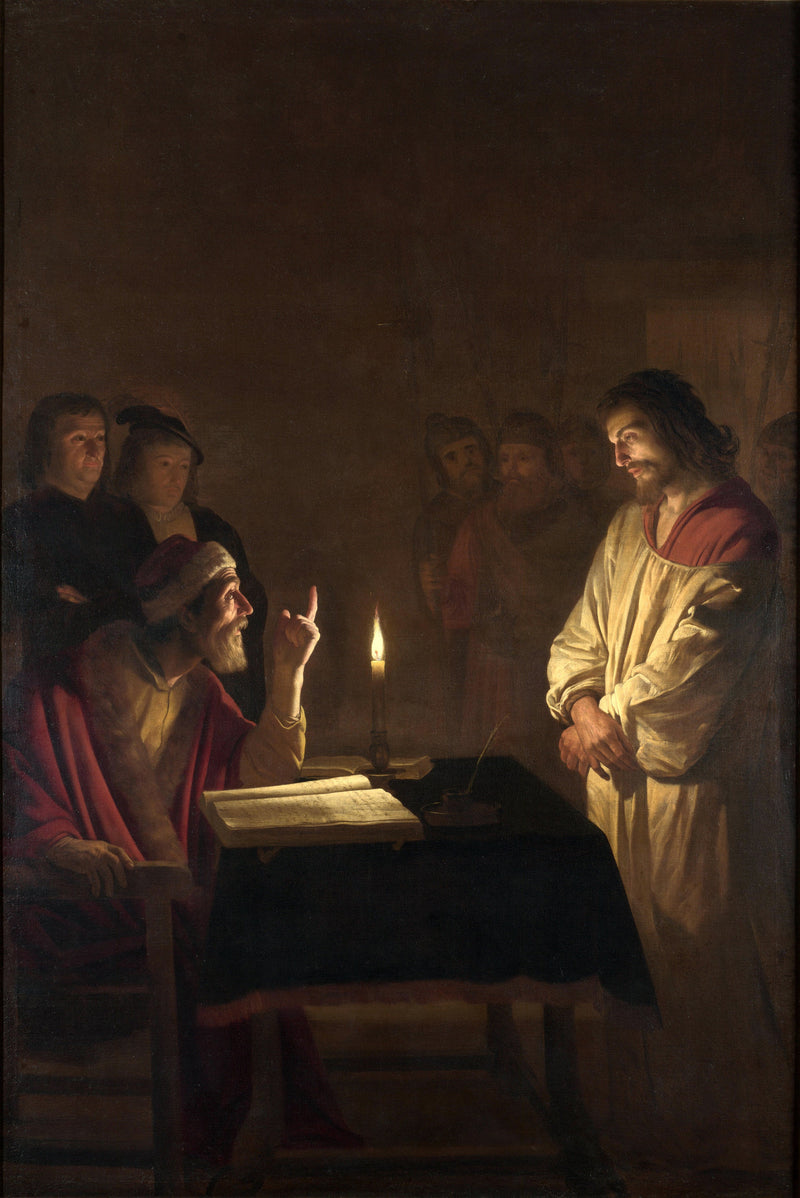 Kristus foran ypperstepresten - Gerrit van Honthorst