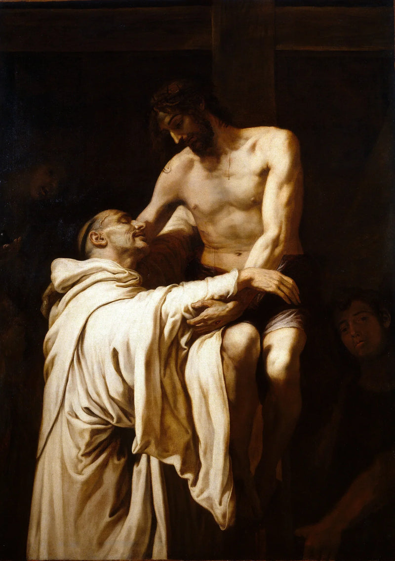 Kristus som kysser Saint Bernard - Francisco Ribalta