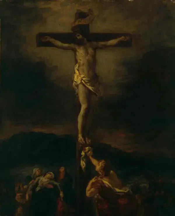 Kristus på korset med de hellige kvinner - Eugène Delacroix