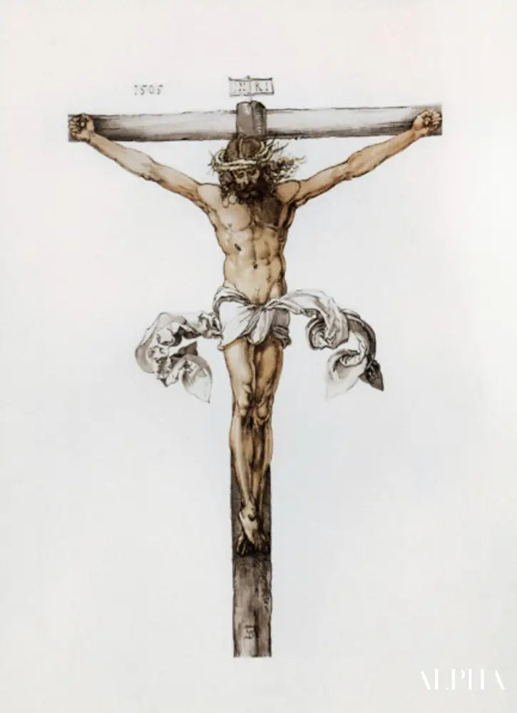 Le Christ en croix de Albrecht Dürer - Reproductions de tableaux et peintures haut de gamme