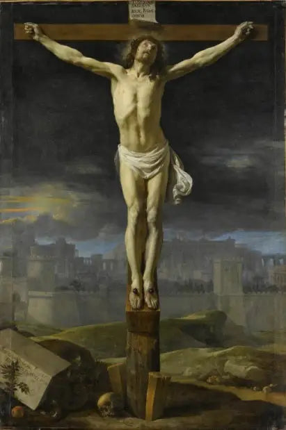 Le Christ en croix - Philippe de Champaigne image 1 reproduction de peinture à l’huile