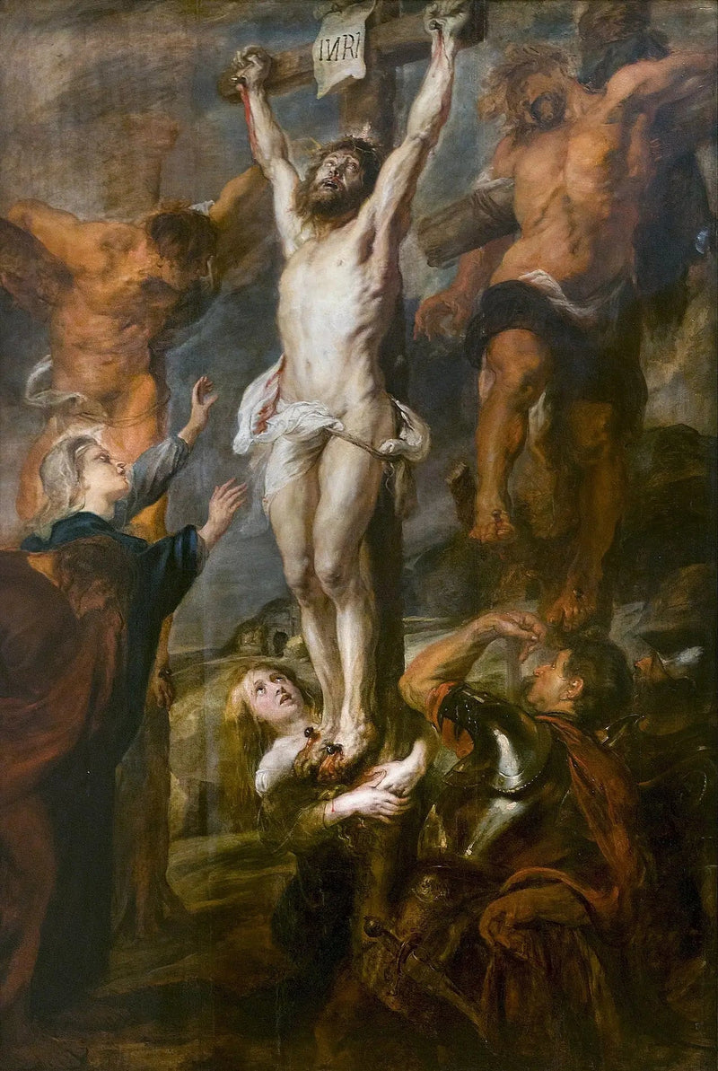Kristus mellom de to røverne - Peter Paul Rubens
