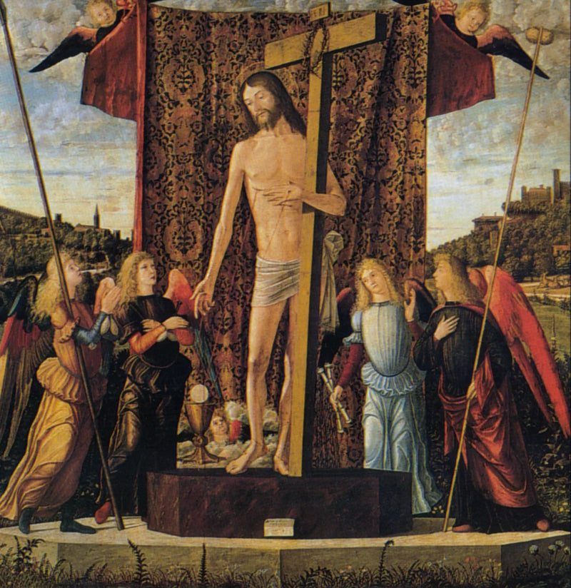 Kristus mellom fire engler - Vittore Carpaccio