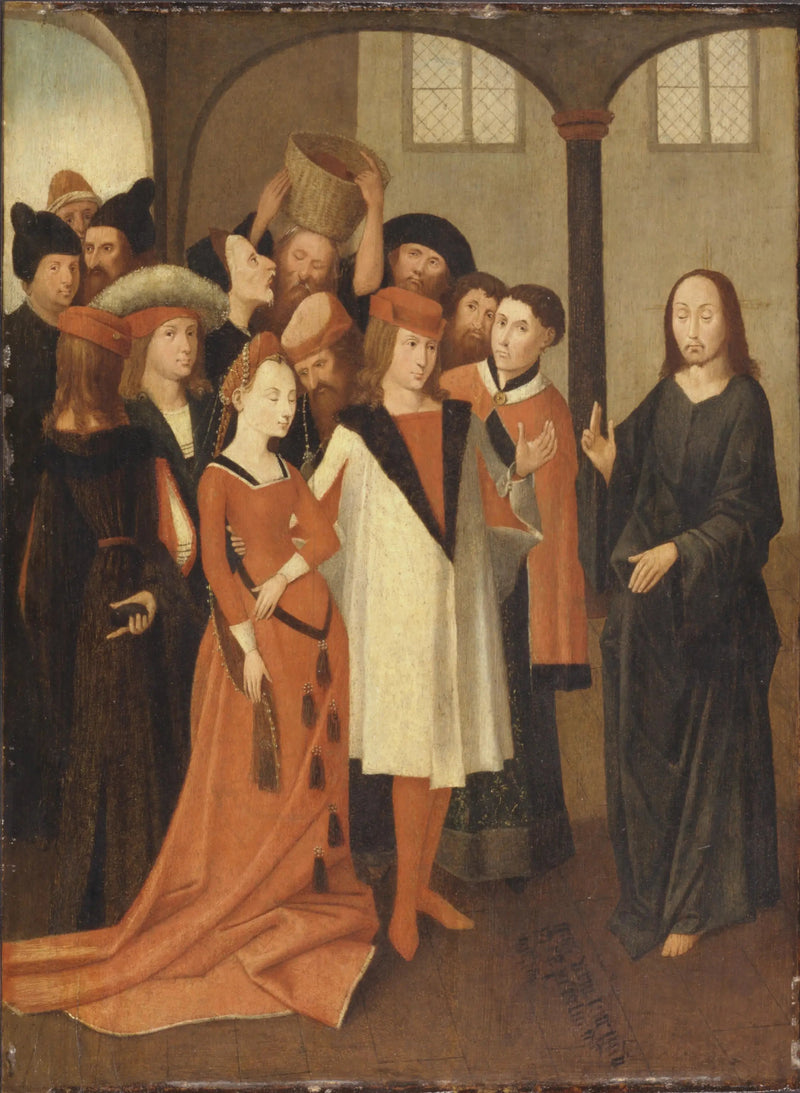 Kristus og den voksne kvinnen - Hieronymus Bosch