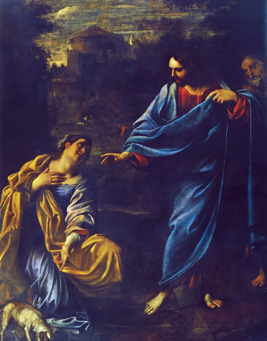 Kristus og den kananeiske kvinnen - Annibale Carracci