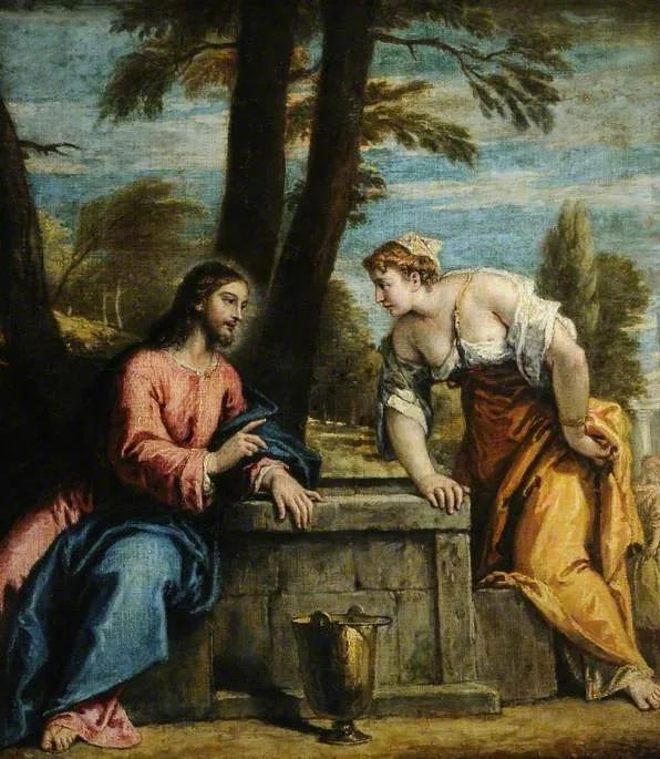 Kristus og den samaritanske kvinne - Sebastiano Ricci